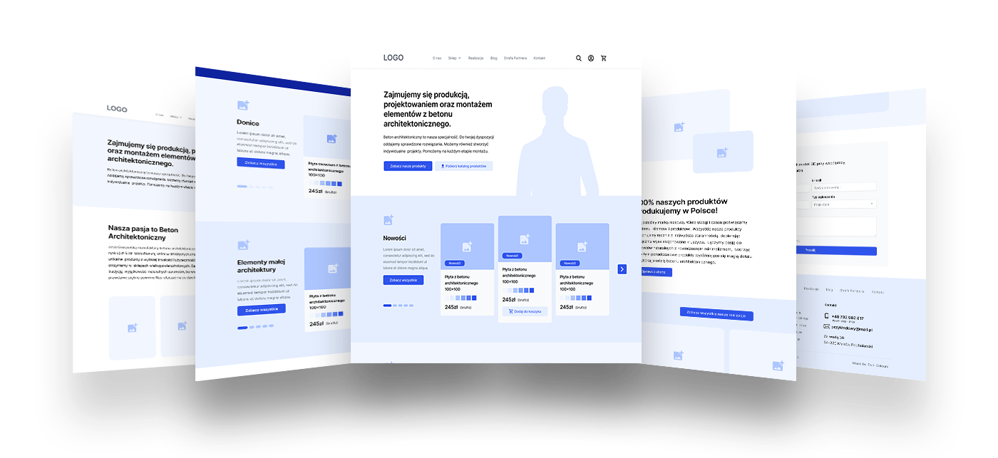 prototyp sklepu internetowego bearch.pl
